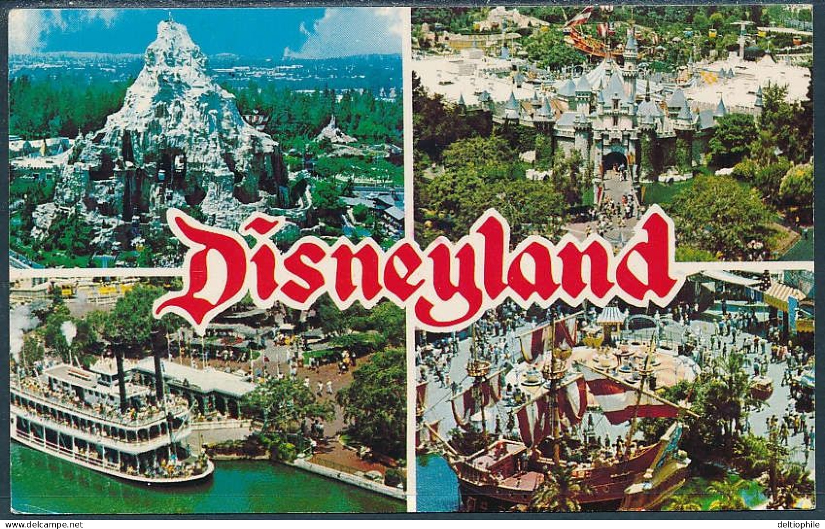 Disneyland, Anaheim, California / Multi-view - Posted 1988 - Anaheim