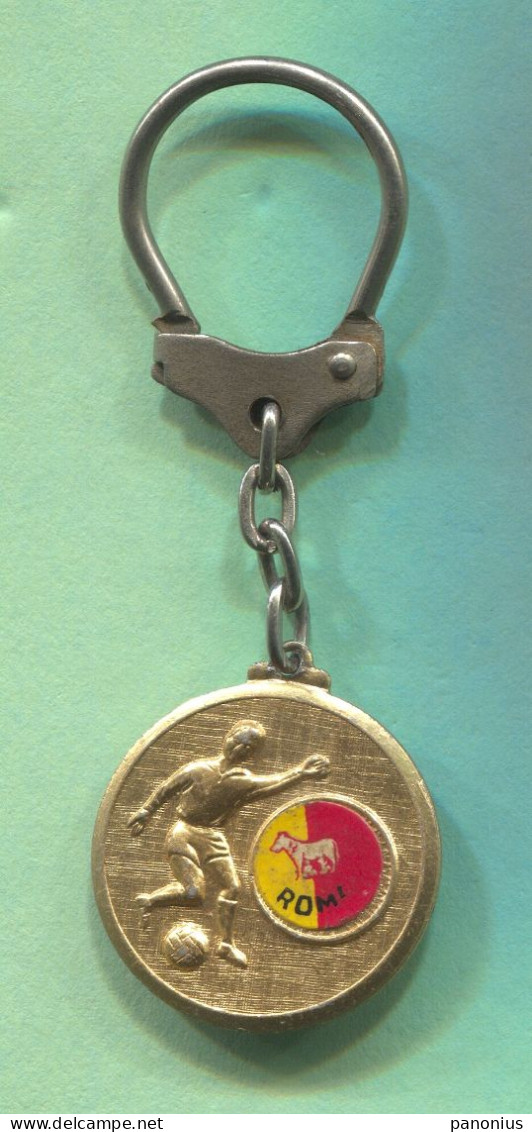 Football Calcio -  Olympic Olympiade Roma Italy Vintage Keychain / Keyring - Bekleidung, Souvenirs Und Sonstige