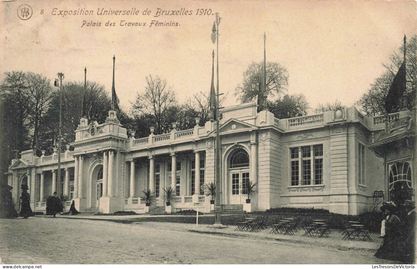 BELGIQUE - Bruxelles - Exposition Universelle - Palais Des Travaux Féminins -  Carte Postale Ancienne - Exposiciones Universales