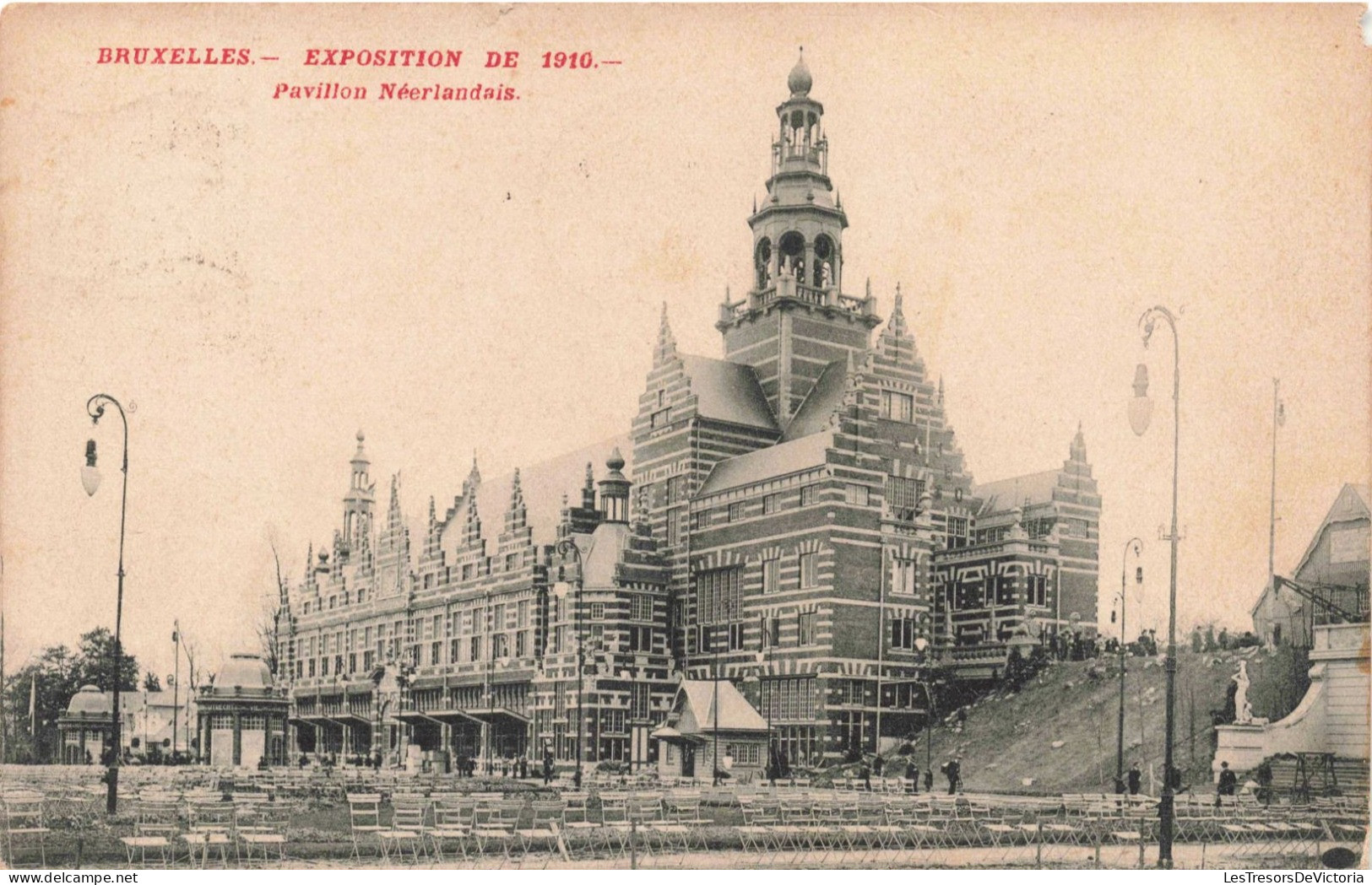 BELGIQUE - Bruxelles - Exposition De 1910 - Pavillon Néerlandais-  Carte Postale Ancienne - Monuments, édifices