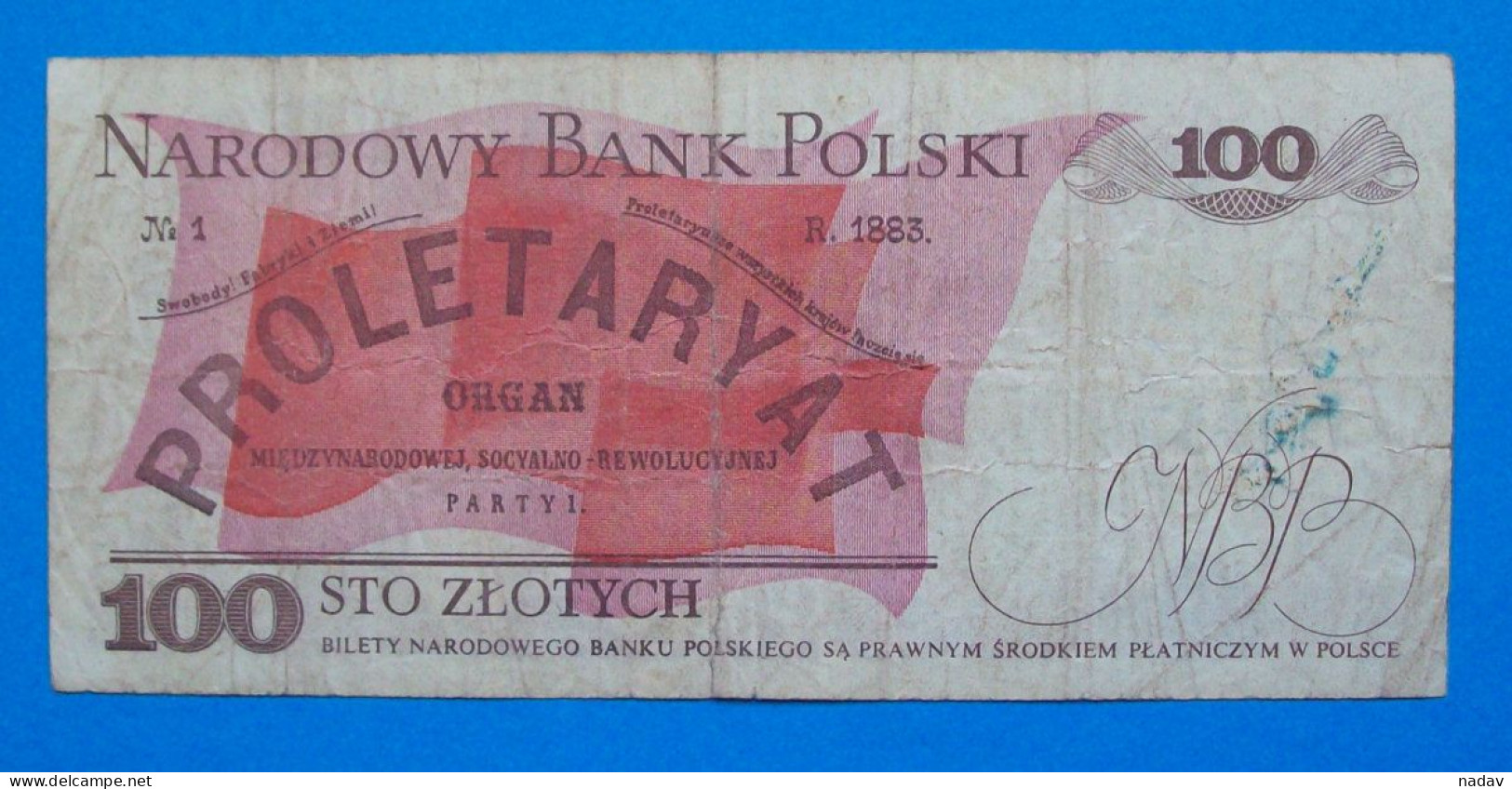 1986, Poland, 100 Zlotych - Pologne