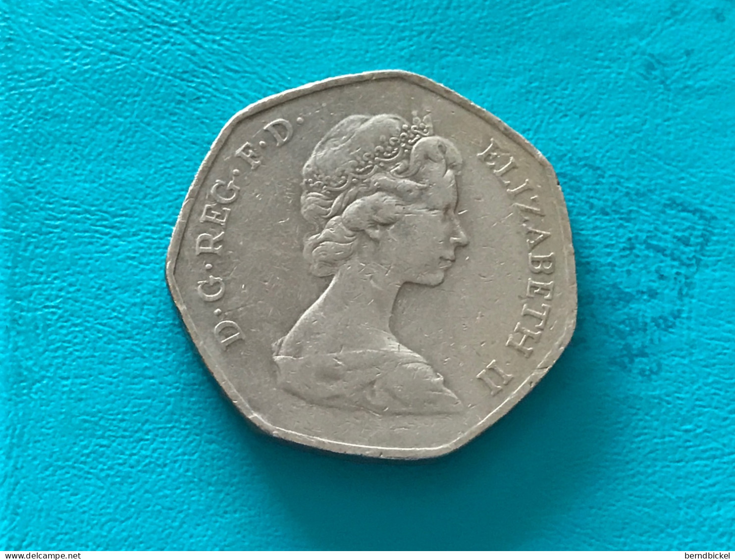 Münze Münzen Umlaufmünze Gedenkmünze Großbritannien 50 Pence 1973 EWG - 50 Pence