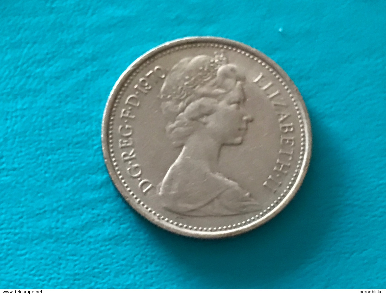 Münze Münzen Umlaufmünze Großbritannien 5 New Pence 1970 - 5 Pence & 5 New Pence