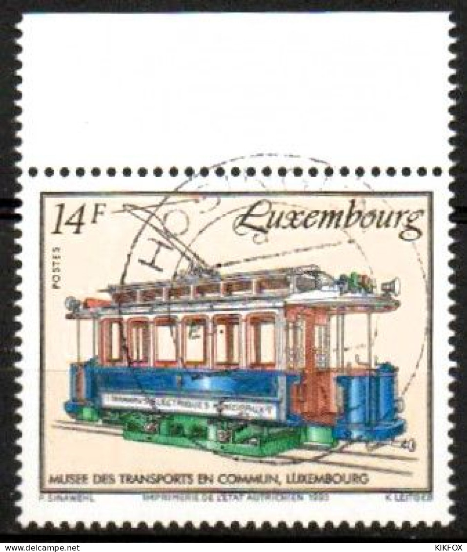 Luxembourg, Luxemburg, 1993,  Y&T 1274, MI 1324, MUSEEN, MUSSEES,  GESTEMPELT, OBLITERE - Gebruikt