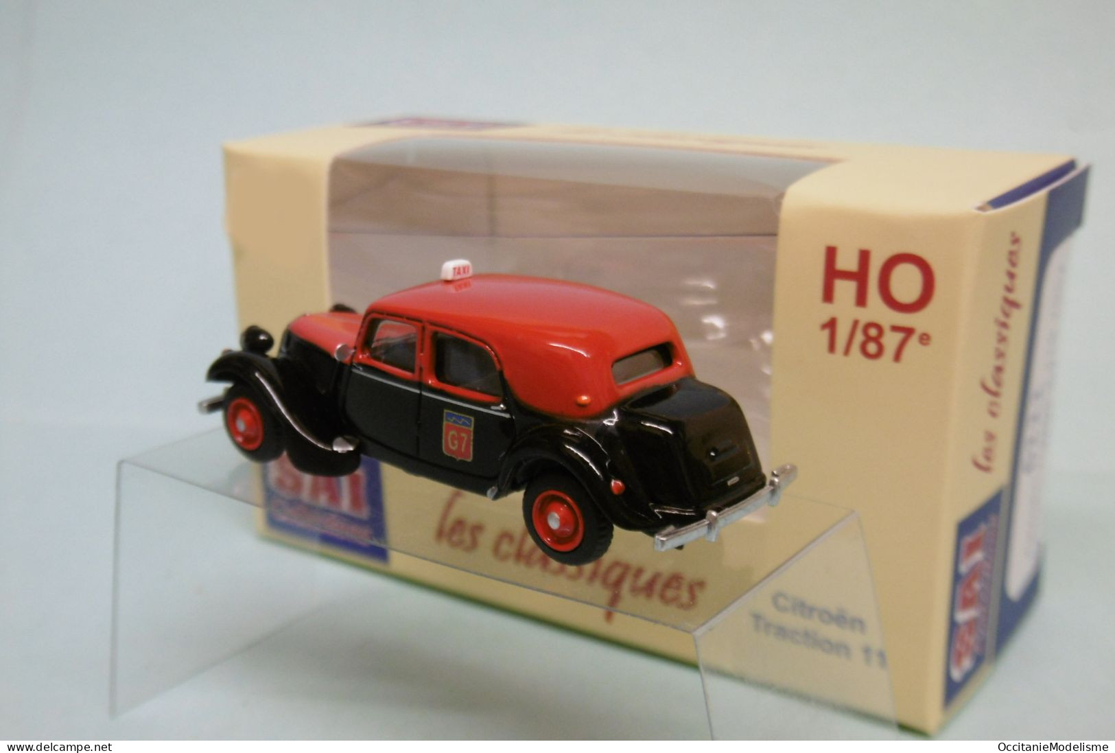 SAI Les Classiques - CITROEN TRACTION 11B 1952 Taxi G7 Réf. 6111 Neuf NBO HO 1/87 - Road Vehicles