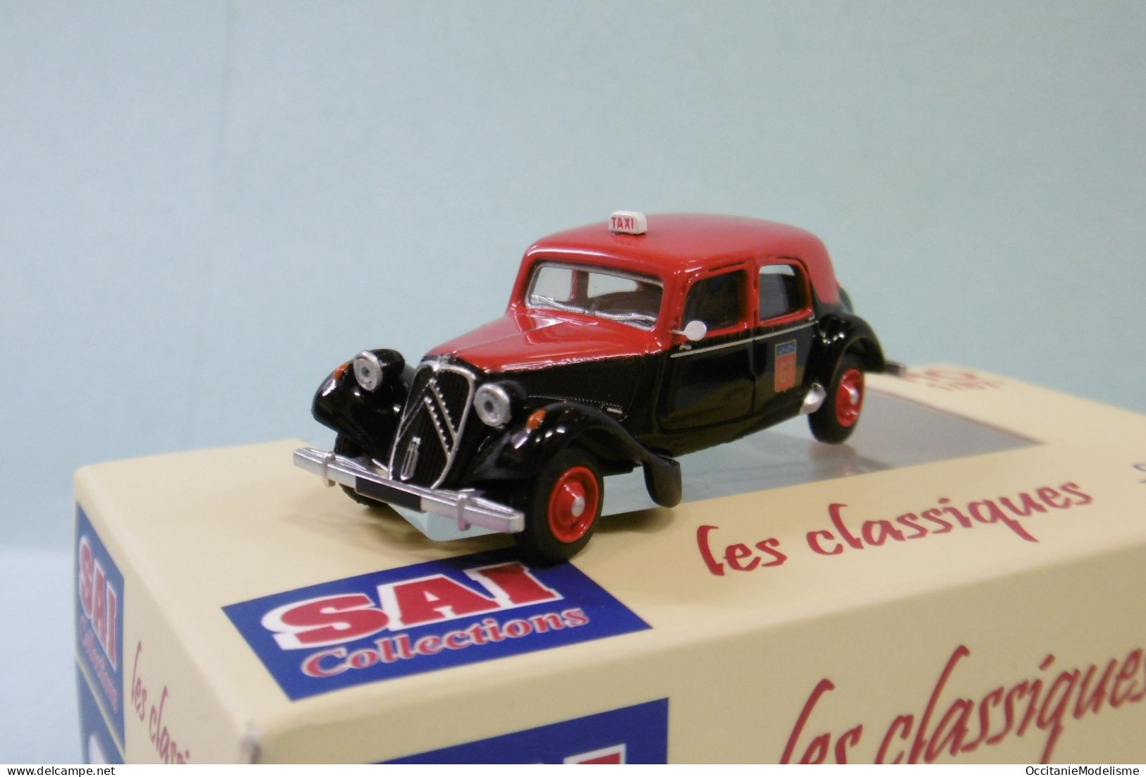 SAI Les Classiques - CITROEN TRACTION 11B 1952 Taxi G7 réf. 6111 Neuf NBO HO 1/87