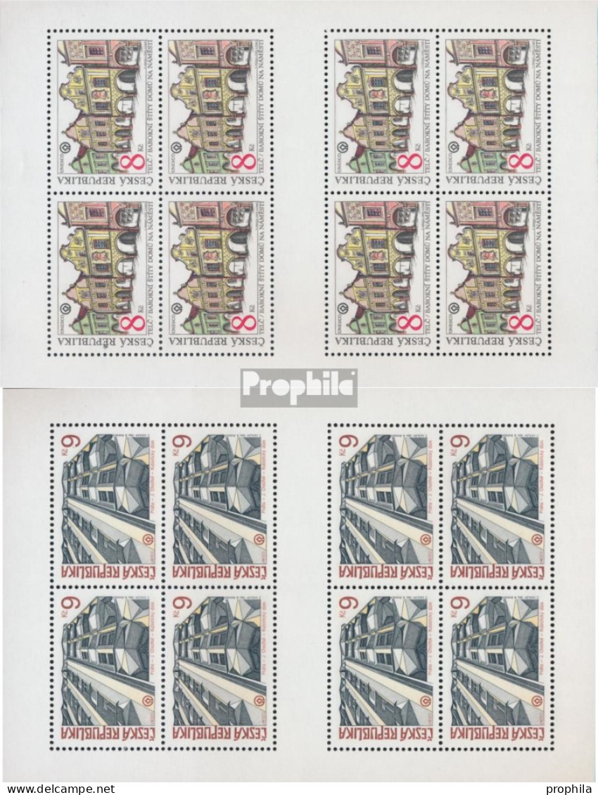 Tschechien 39Klb-40Klb Kleinbogen (kompl.Ausg.) Postfrisch 1994 Heimat - Unused Stamps