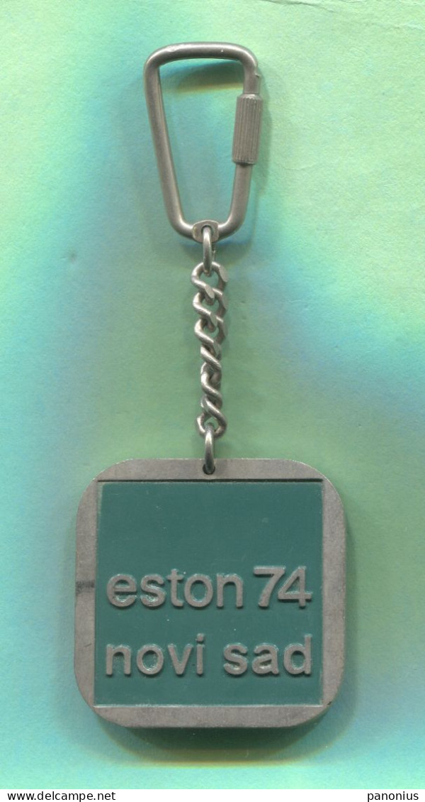 Table Tennis / Tenis Di Tavolo / Ping Pong  - ESTON European Championships 1974. Novi Sad Yugoslavia, Keychain Keyring - Tafeltennis