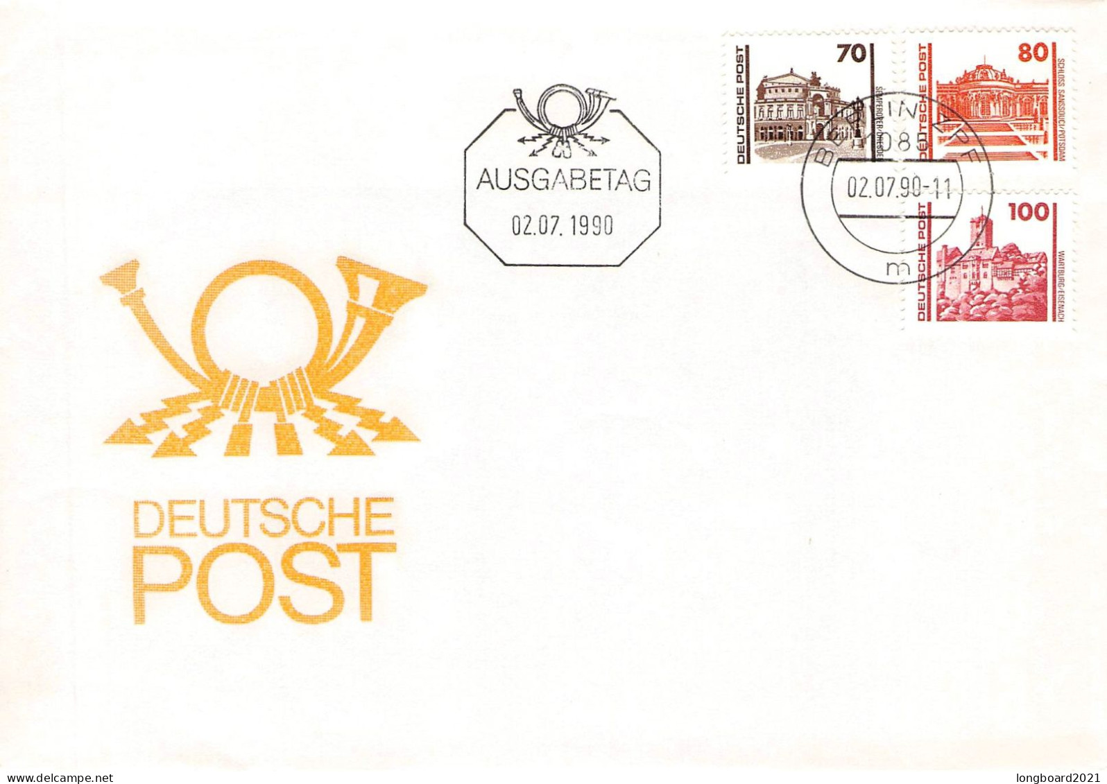 DDR - FDC 1990 FREIMARKEN Mi 3344-3352 / 2129 - Sonstige & Ohne Zuordnung