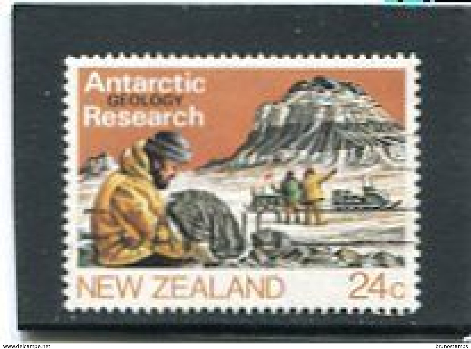 NEW ZEALAND - 1984  24c  GEOLOGY  FINE USED - Usados