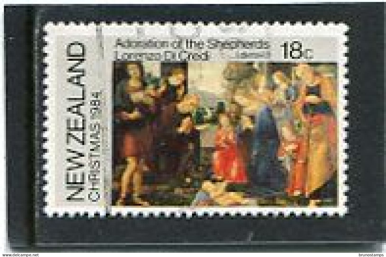 NEW ZEALAND - 1984  18c  CHRISTMAS  FINE USED - Usados