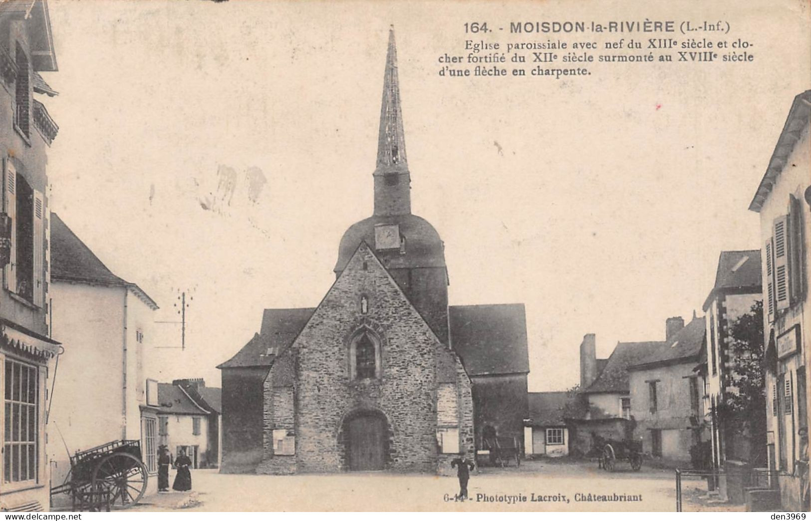 MOISDON-la-RIVIERE (Loire-Atlantique) - Eglise Paroissiale Avec Nef - Moisdon La Riviere