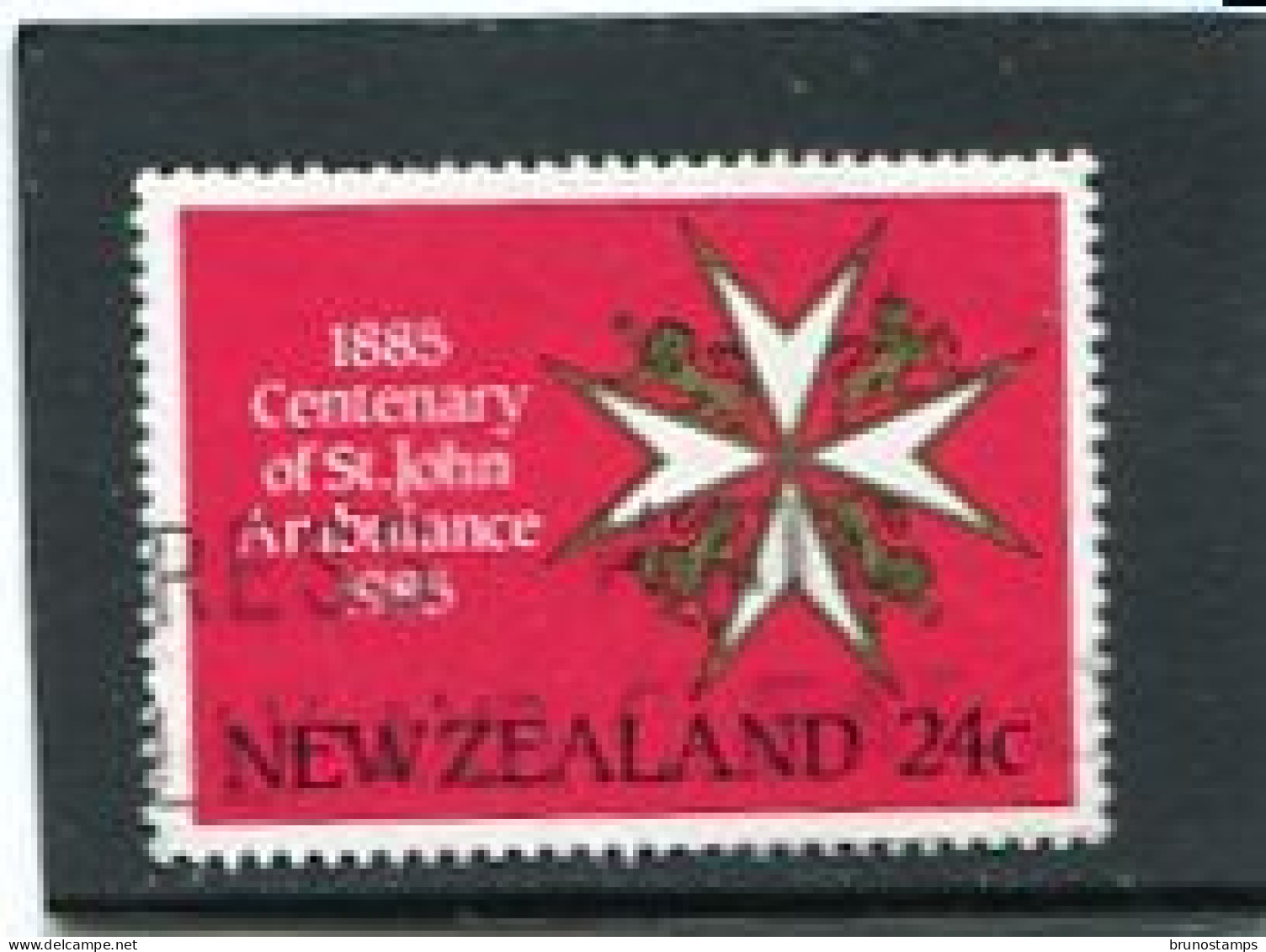 NEW ZEALAND - 1985  24c  ST JOHN  FINE USED - Gebraucht