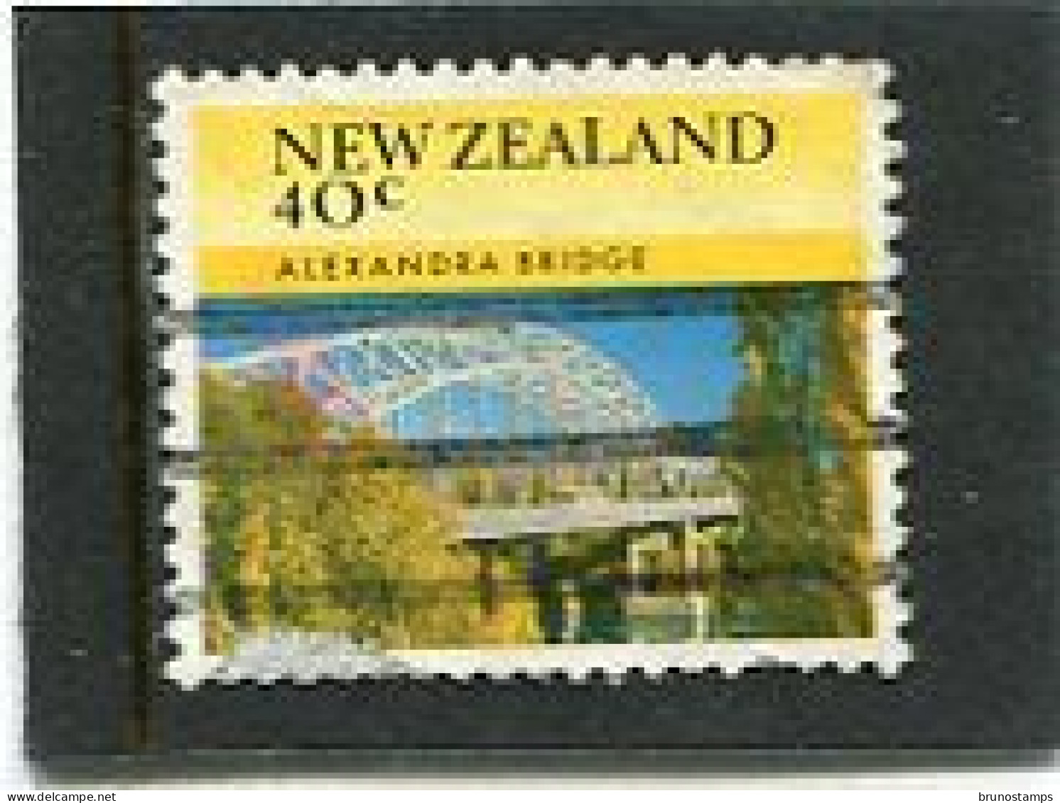 NEW ZEALAND - 1985  40c  ALEXANDRA BRIDGE  FINE USED - Usados