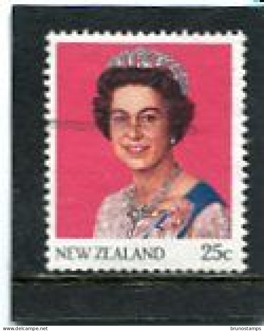 NEW ZEALAND - 1985  25c  QUEEN ELISABETH  FINE USED - Used Stamps