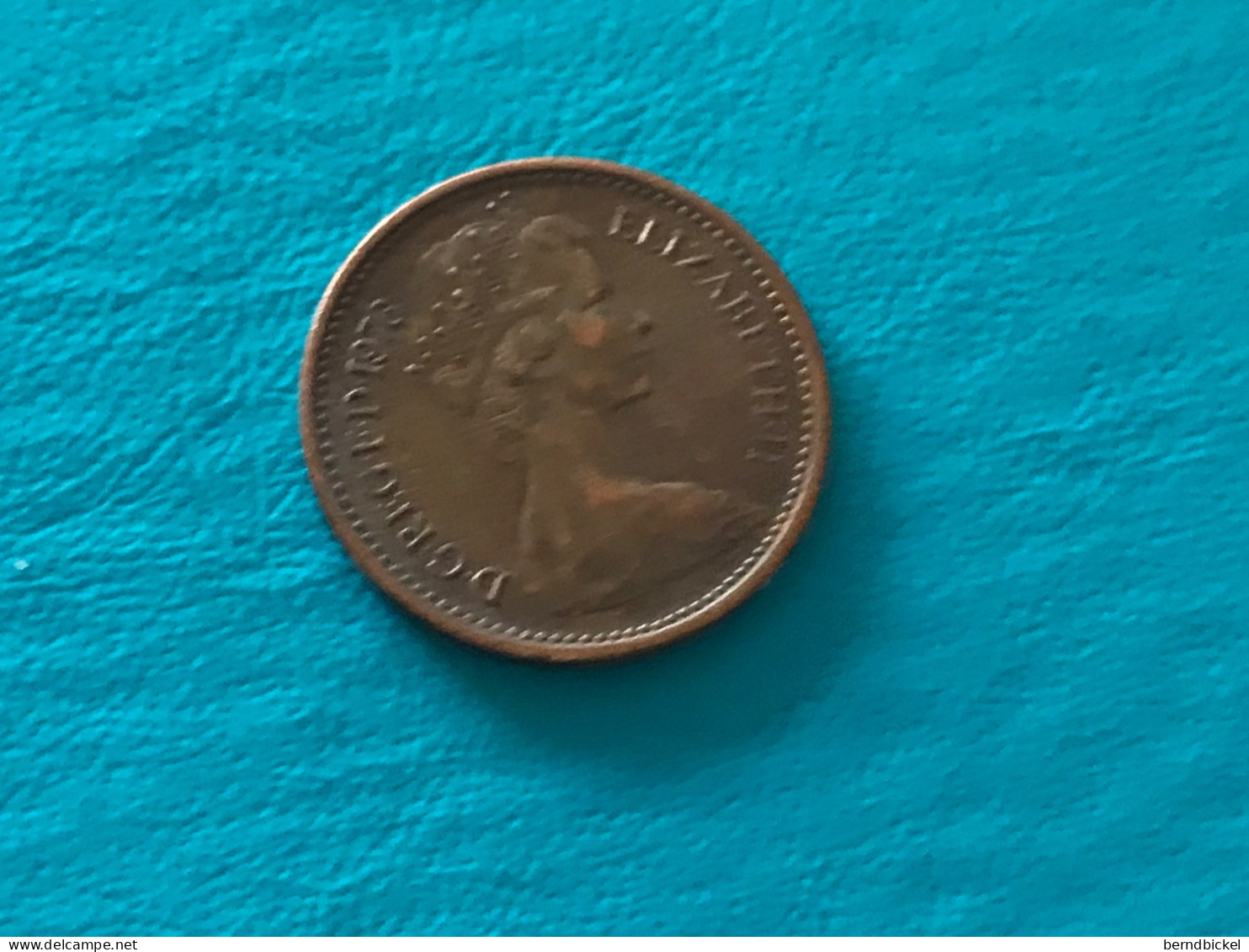 Münze Münzen Umlaufmünze Großbritannien 1/2 Penny 1973 - 1/2 Penny & 1/2 New Penny