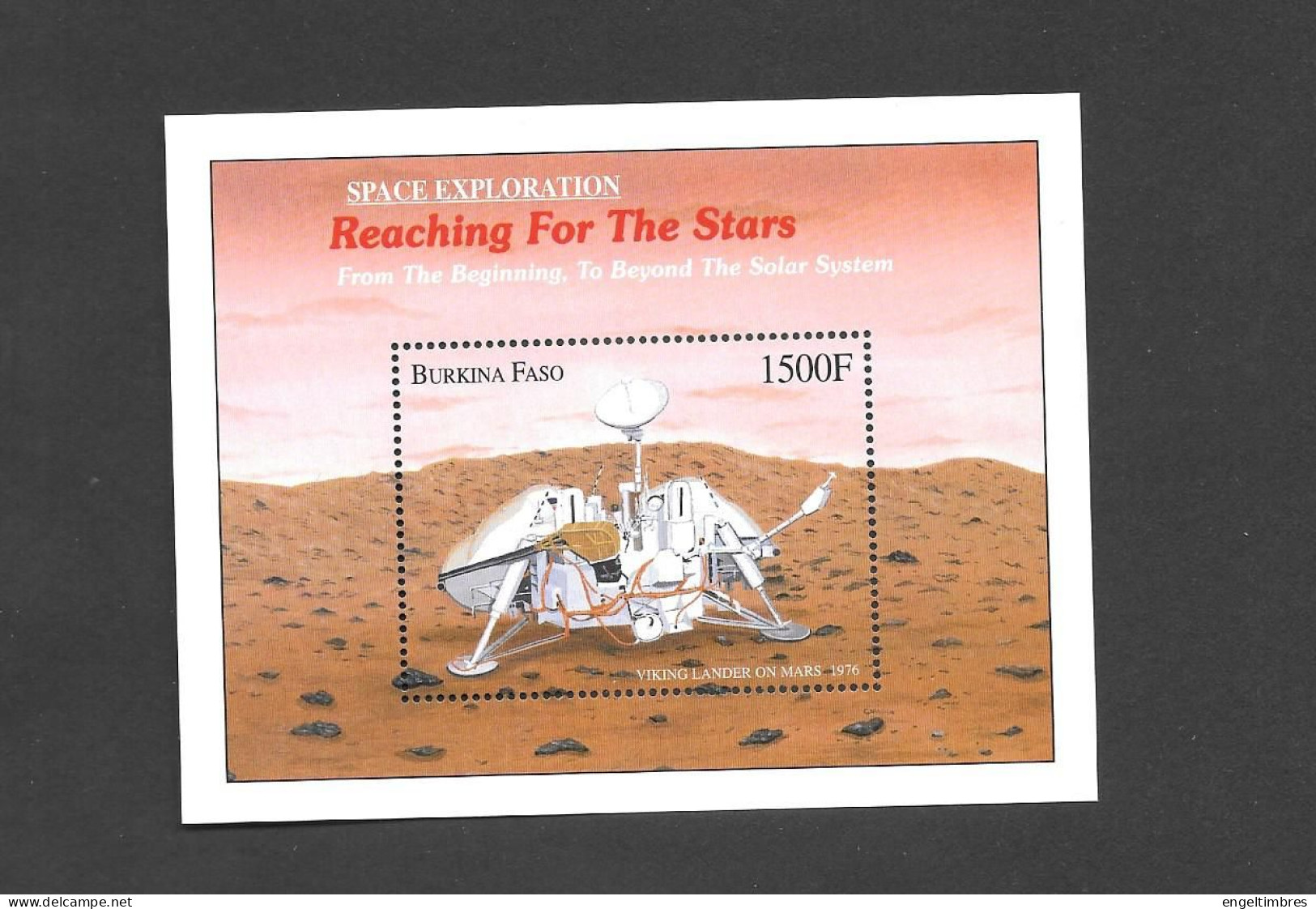 BURKINA FASO   -   1999 -  Minisheet  - REACHING FOR THE STARS   -        - See Scan - Burkina Faso (1984-...)