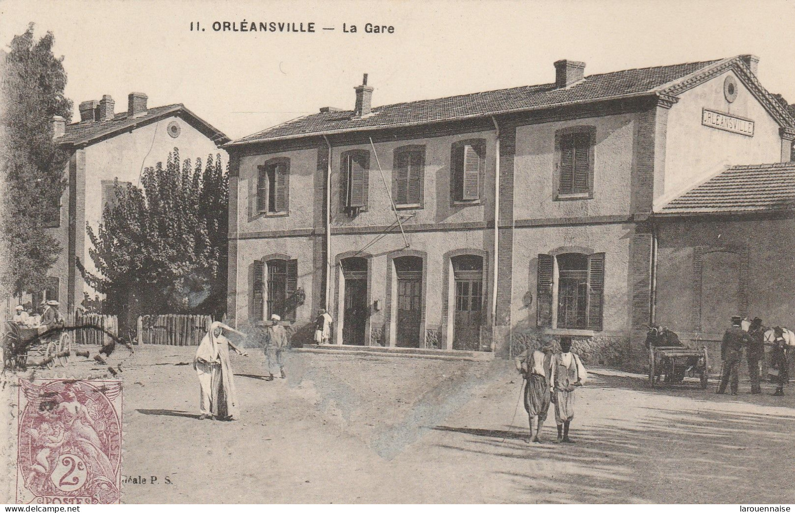 Algérie - ORLEANSVILLE - La Gare - Chlef (Orléansville)