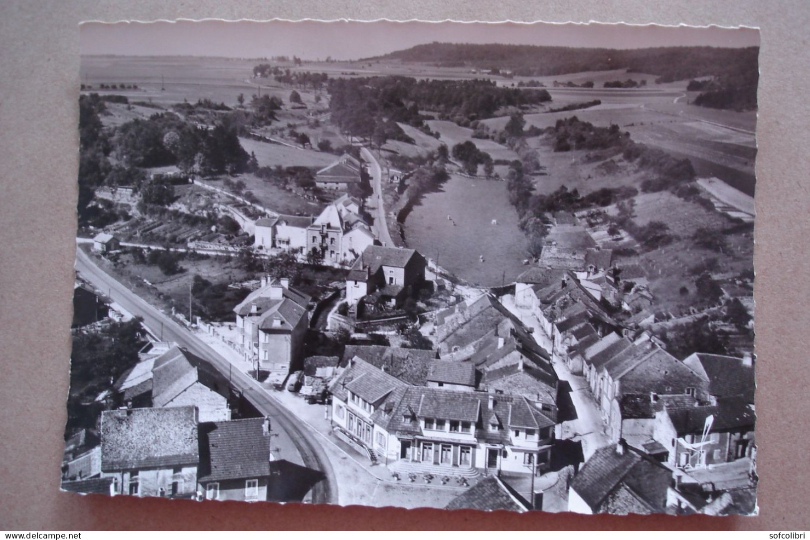 52 - ANDELOT - EN AVION AU-DESSUS...PLACE ET ROUTE DE CHAUMONT - Andelot Blancheville