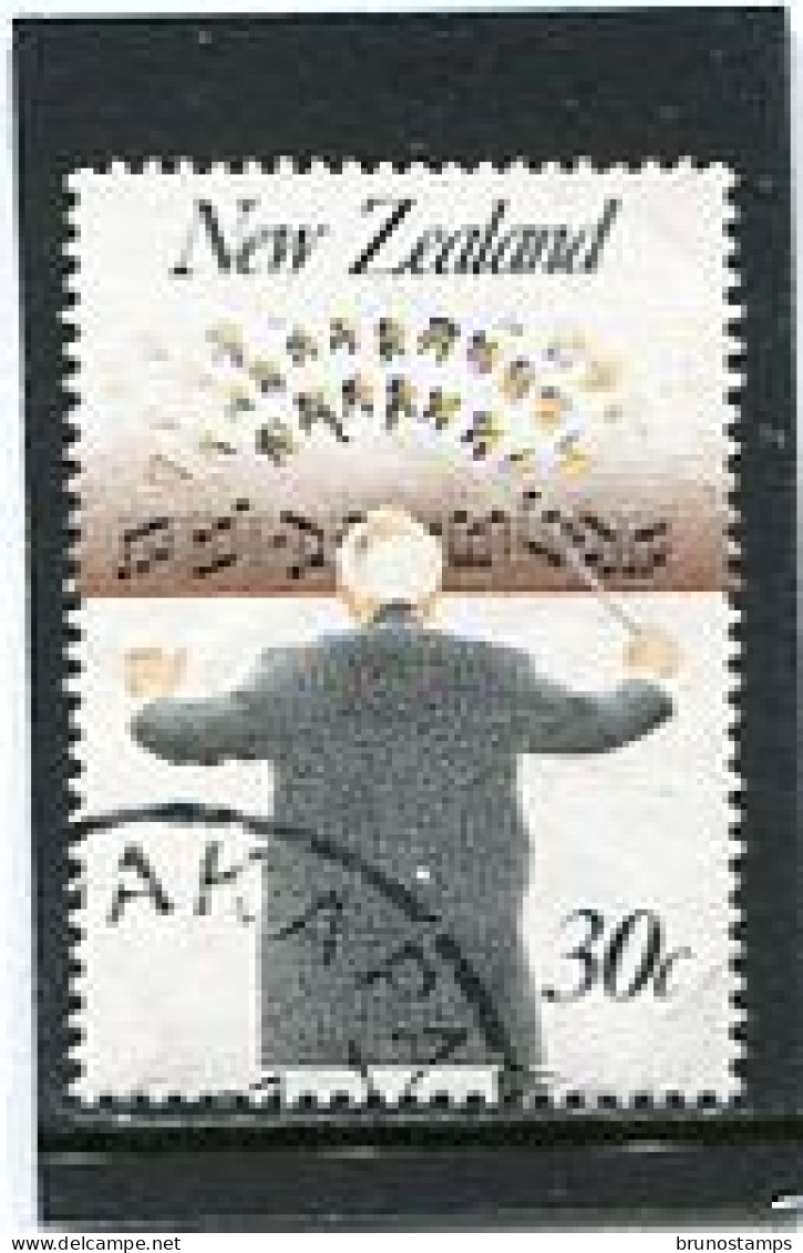 NEW ZEALAND - 1986  30c  MUSIC  FINE USED - Usados