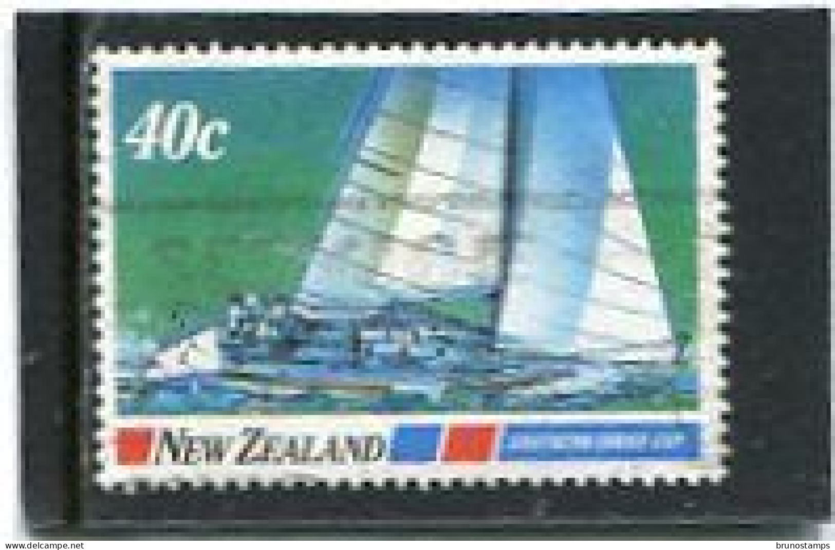 NEW ZEALAND - 1987  40c  SOUTHERN  CROSS  CUP  FINE USED - Used Stamps
