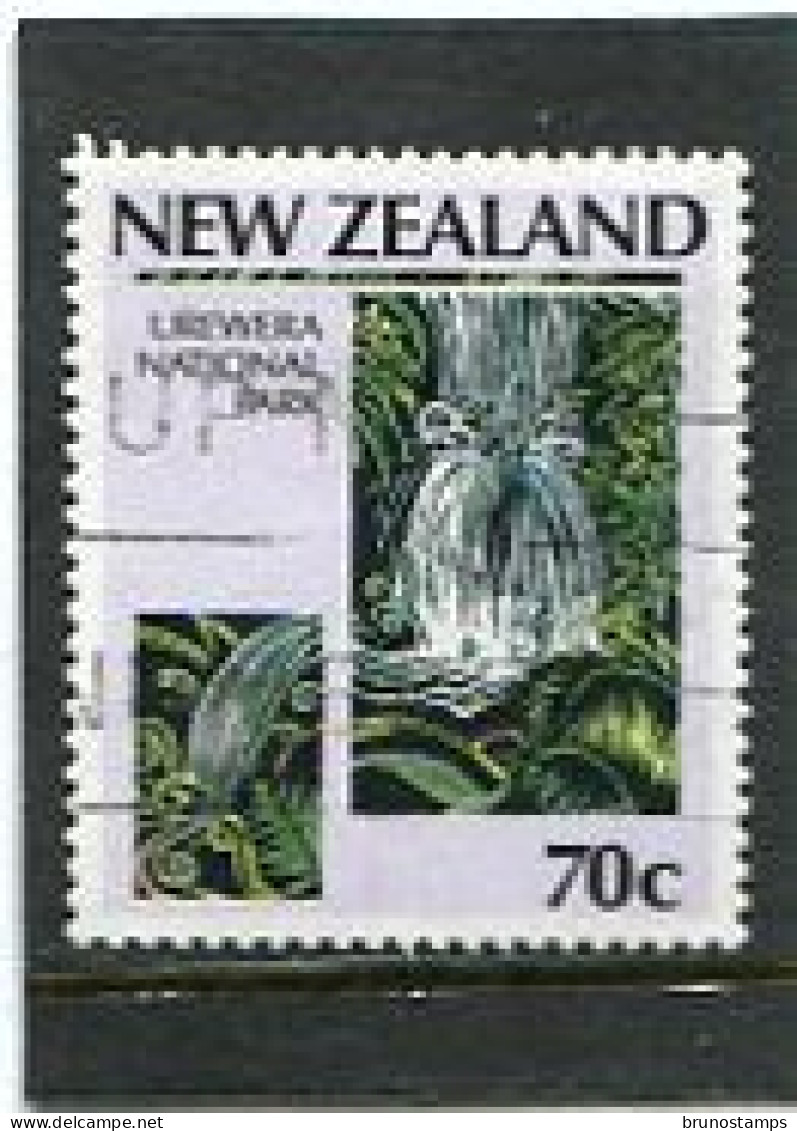NEW ZEALAND - 1987  70c  UREWERA  FINE USED - Usados