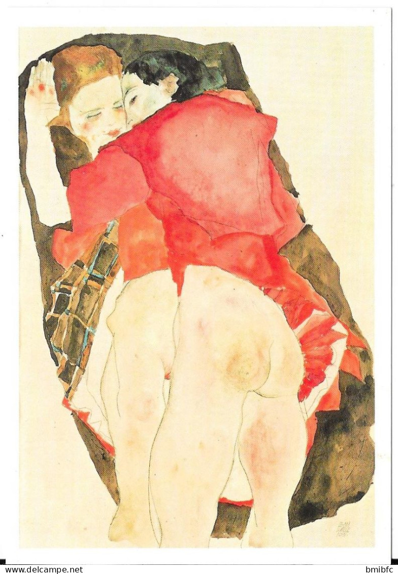 Egon Schiele - Lovers - Schiele