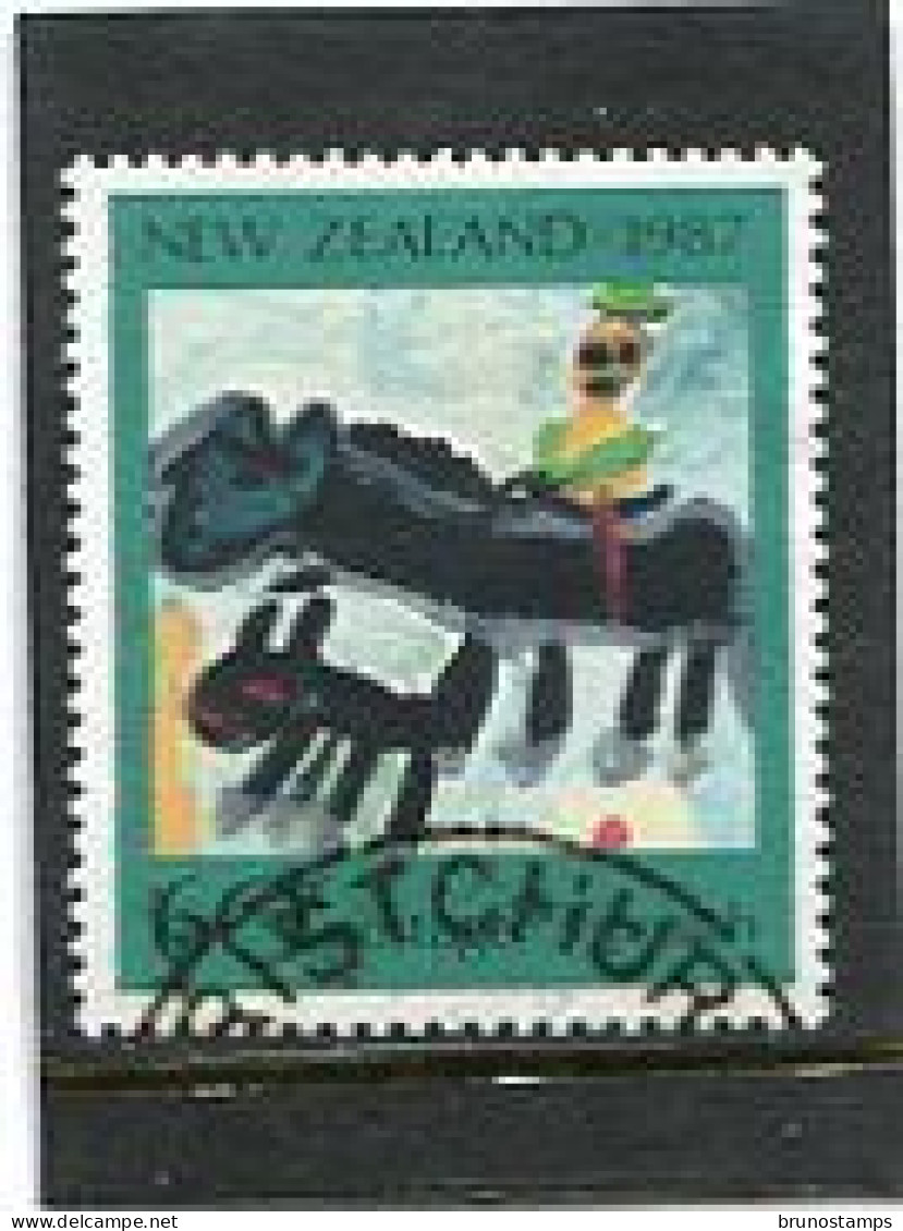 NEW ZEALAND - 1987  60c+3c  HEALTH  FINE USED - Used Stamps