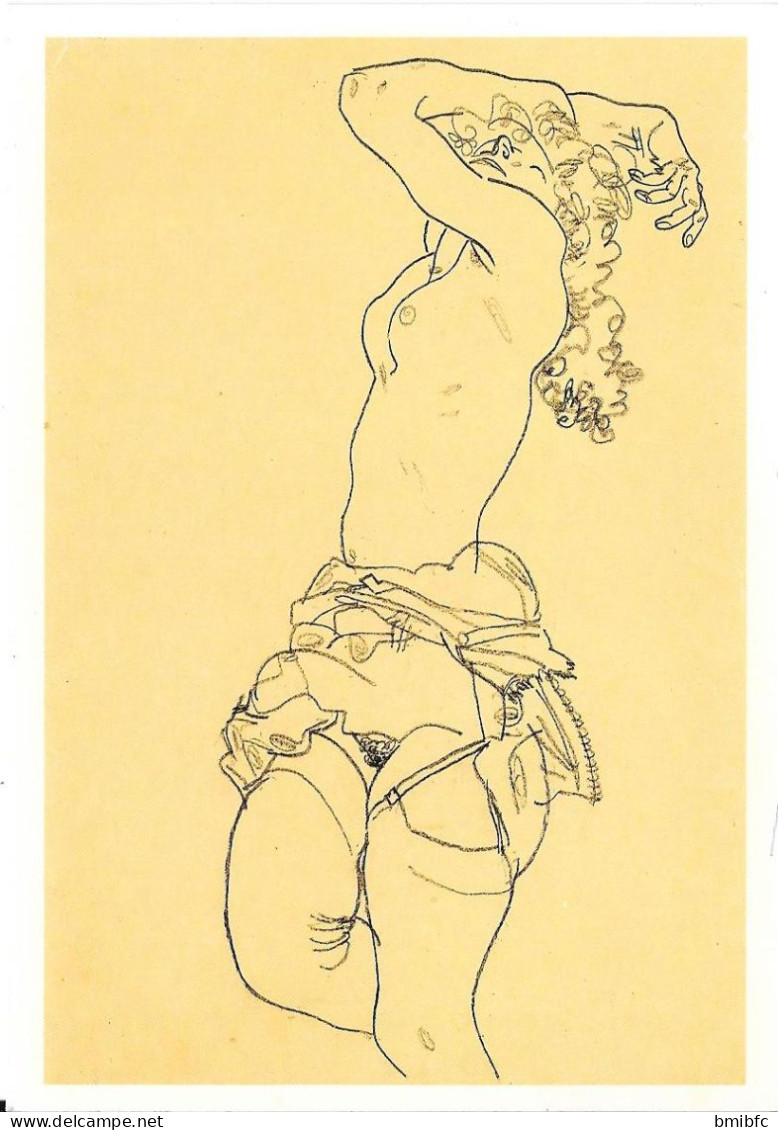 Egon Schiele - Nu Couché - Schiele