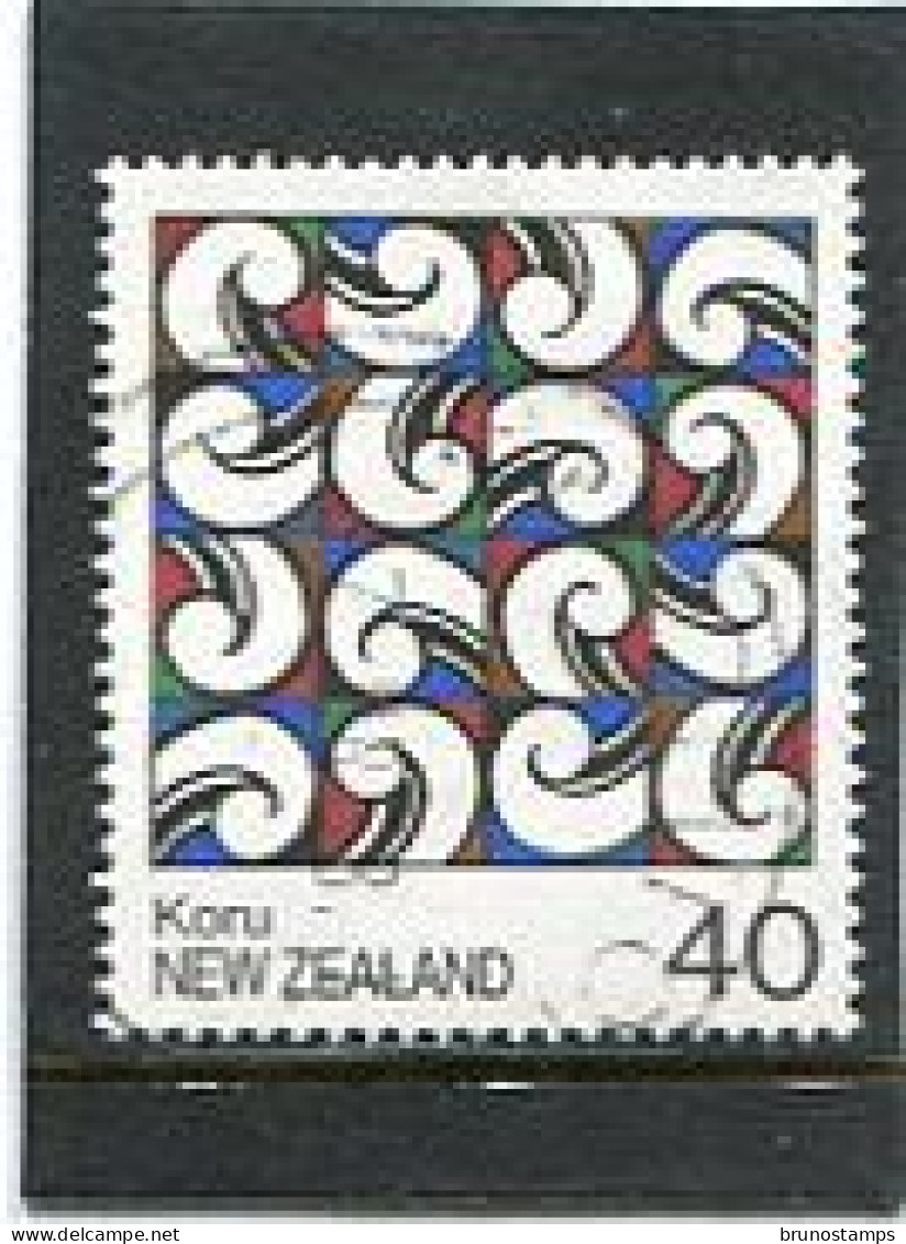 NEW ZEALAND - 1988  40c  KORU  FINE USED - Usados