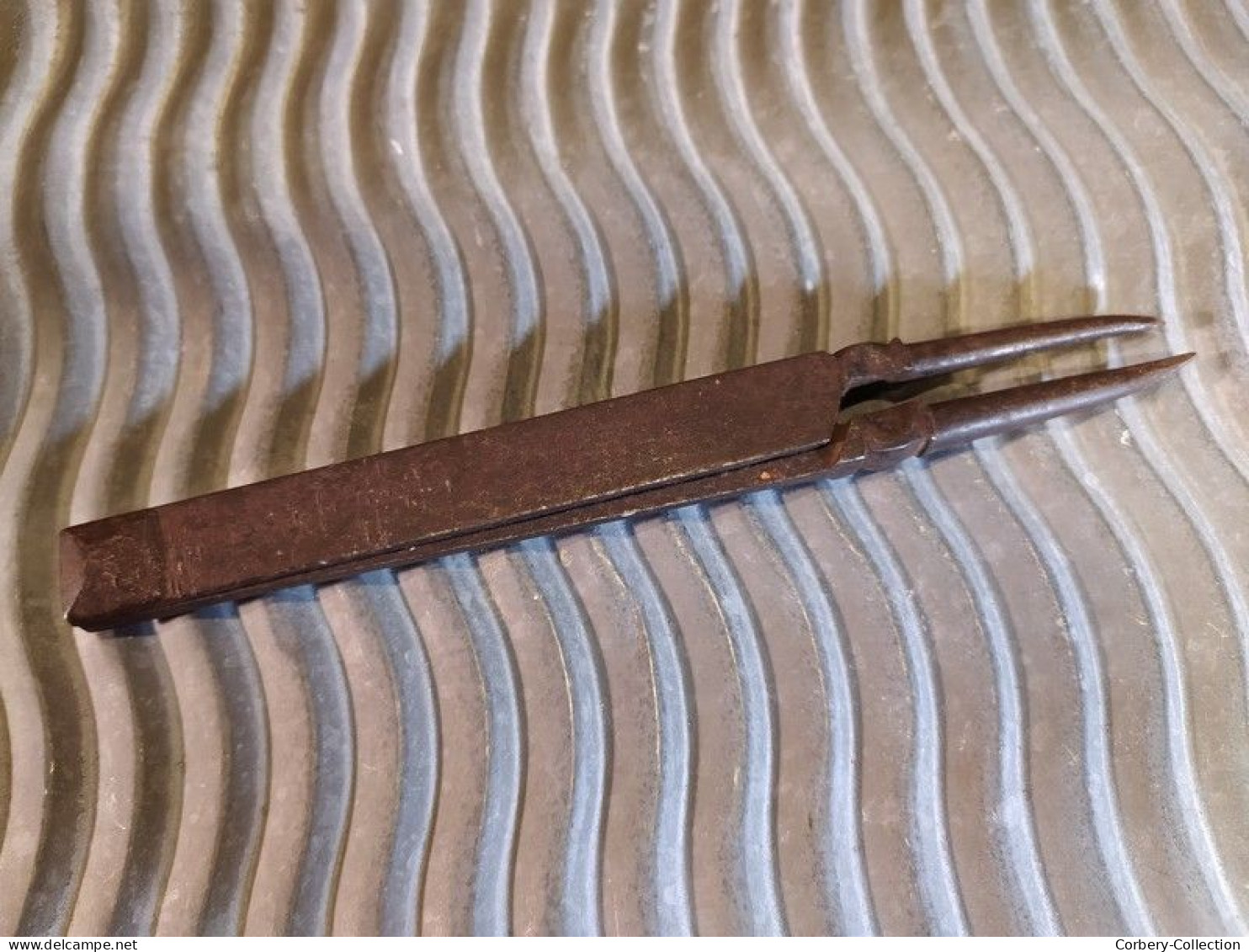 Ancien Compas Fer Forgé XVIIIème
