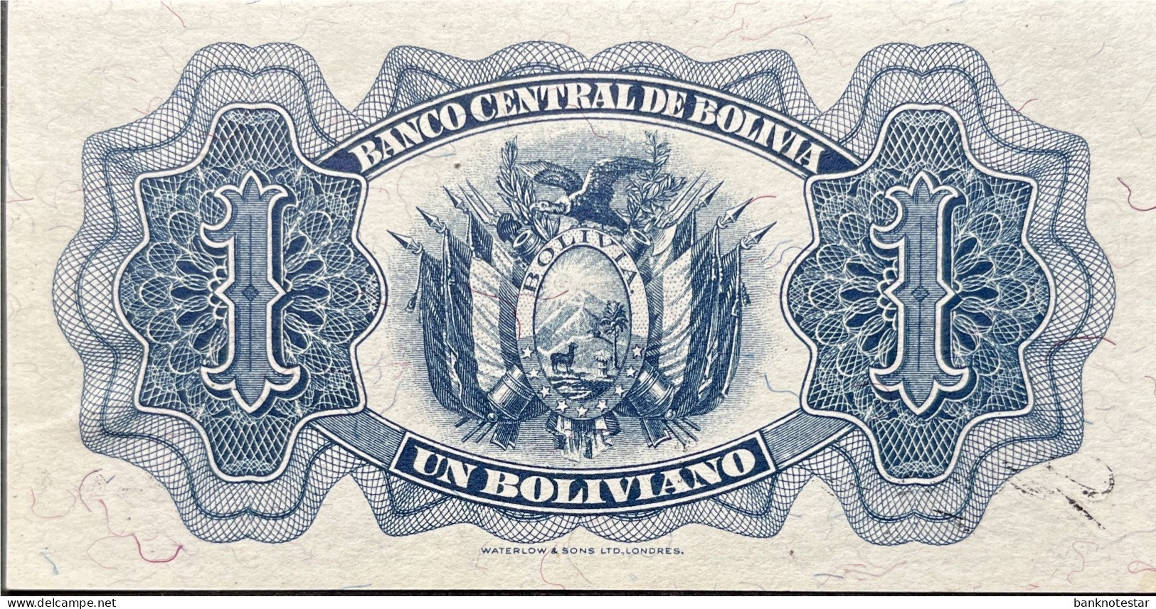 Bolivia 1 Boliviano, P-128c (1952) - UNC - Bolivië