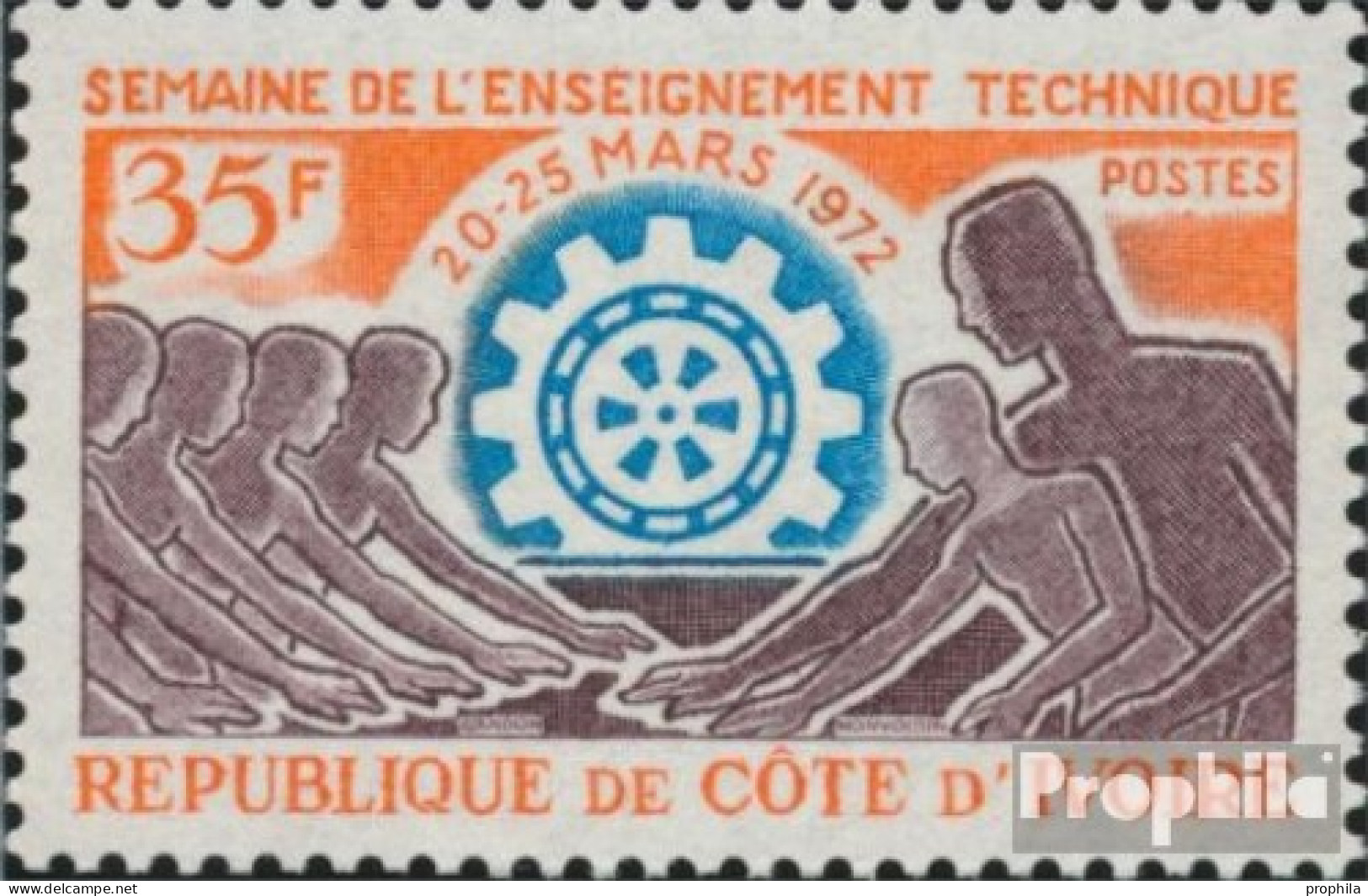 Elfenbeinküste 401 (kompl.Ausg.) Postfrisch 1972 Woche Des Technischen Unterrichts - Côte D'Ivoire (1960-...)