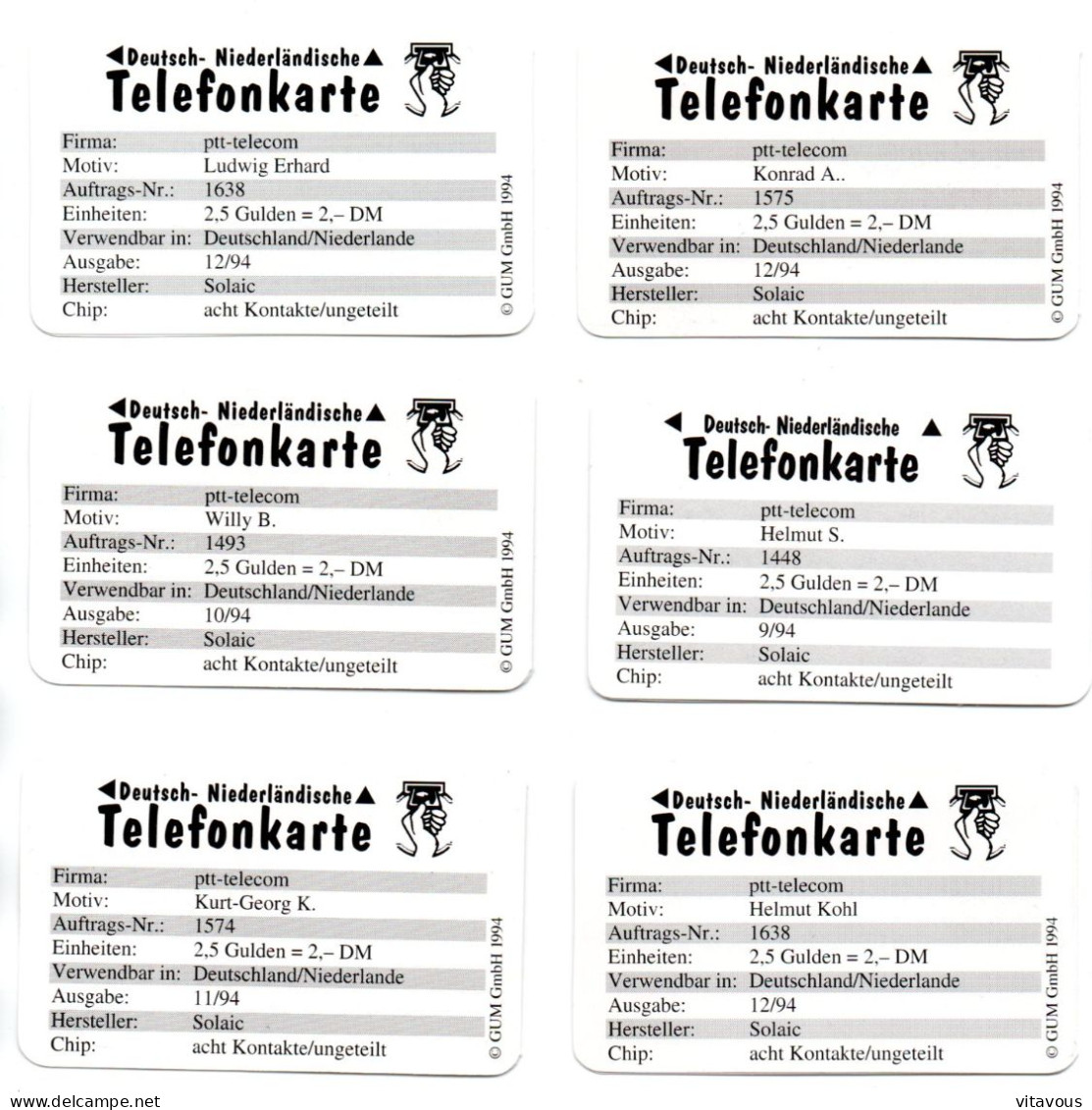 Série Complète HURRA  CIRCUS De 6 Télécartes Allemagne  Phonecard Telefonkarte (S 948) - Sammlungen