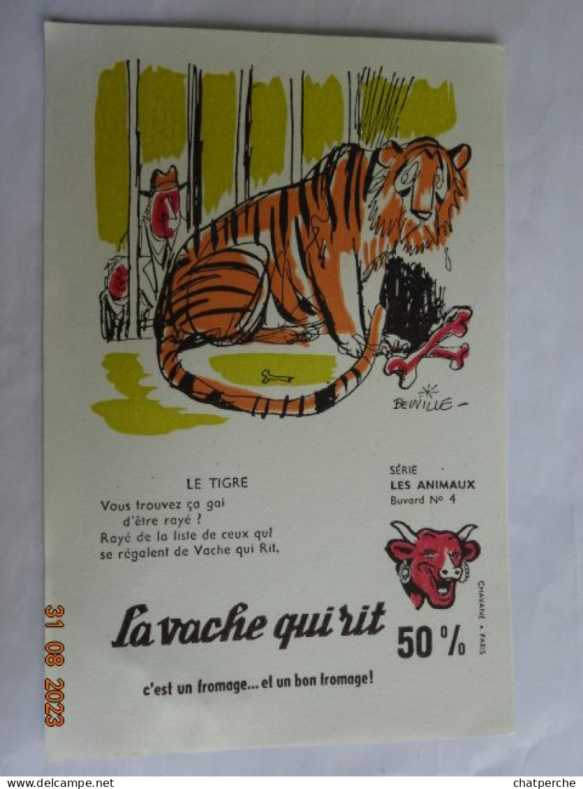 BUVARD BLOTTING PAPER  LA VACHE QUI RIT  FROMAGE LOT DE 10 BUVARDS SERIE LES ANIMAUX