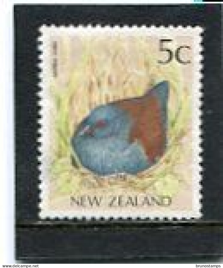 NEW ZEALAND - 1988  5c  SPOTLESS CRAKE  FINE USED - Used Stamps