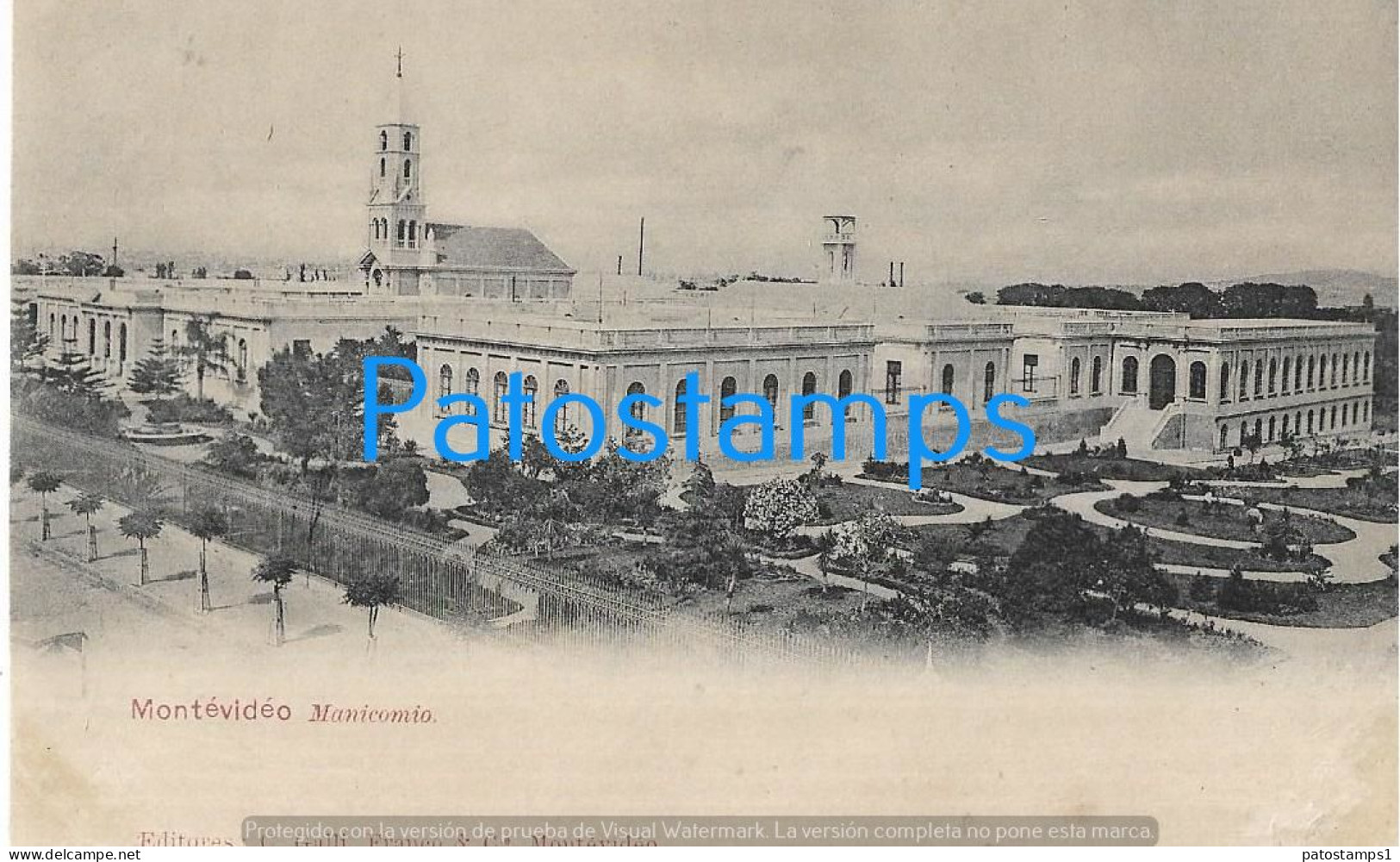 212855 URUGUAY MONTEVIDEO HOSPITAL MANICOMIO POSTAL POSTCARD - Uruguay