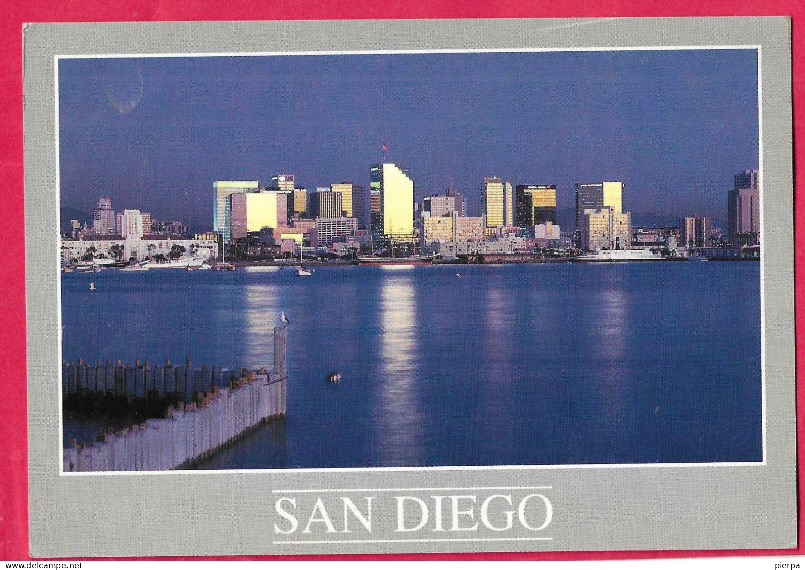 U.S.A. - SAN DIEGO - CALIFORNIA - SKYLINE - VIAGGIATA 1988 - San Diego