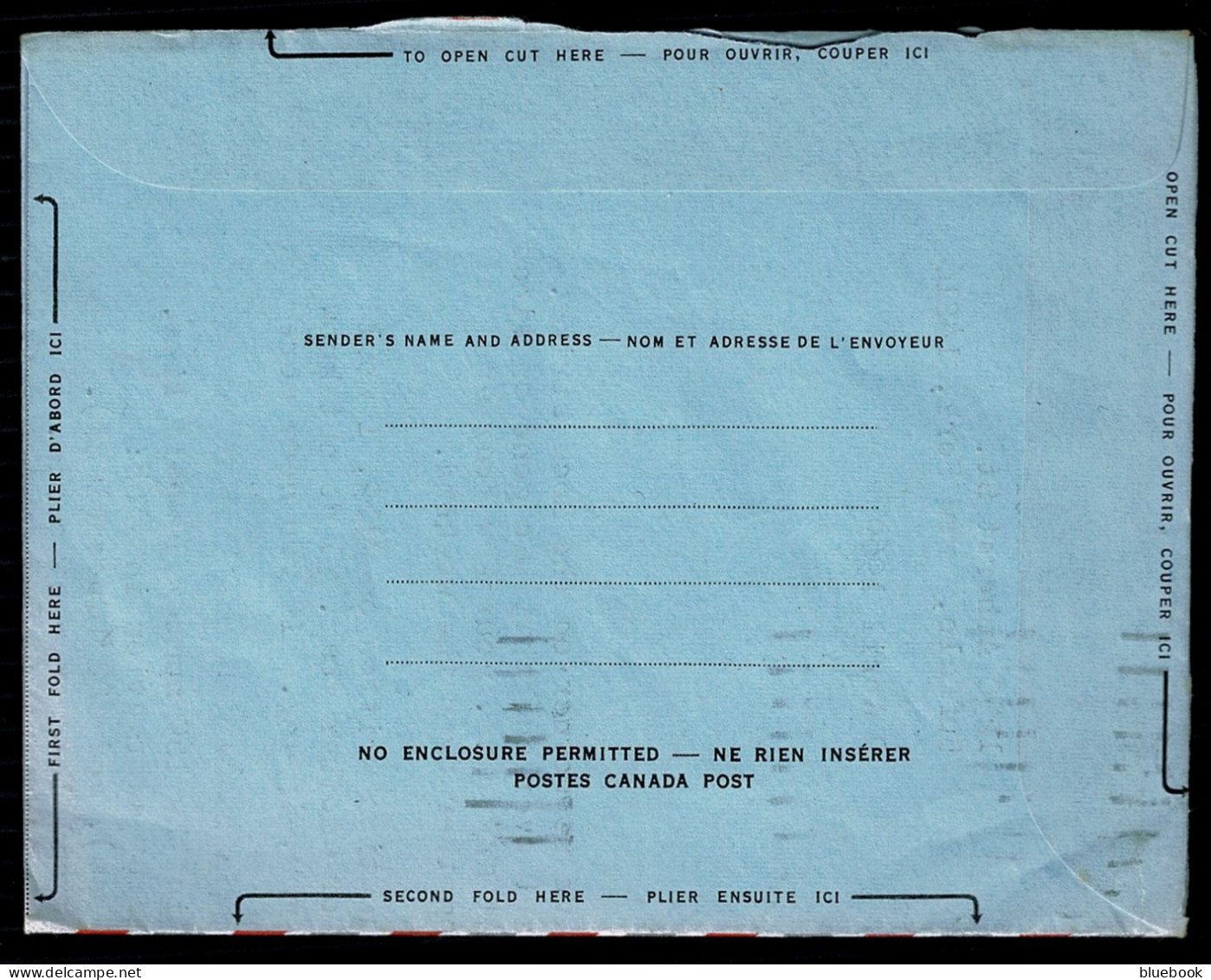Ref 1630 - 1969 Canada 10c Aerogramme - Ontario To UK - Cancer Can Be Beaten Slogan Cancel - Covers & Documents