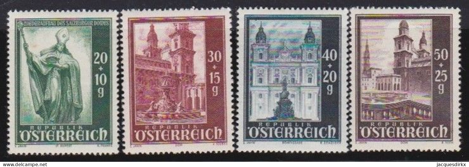 Österreich   .    Y&T    .   755/758       .   *        .     Ungebraucht Mit Gummi - Unused Stamps