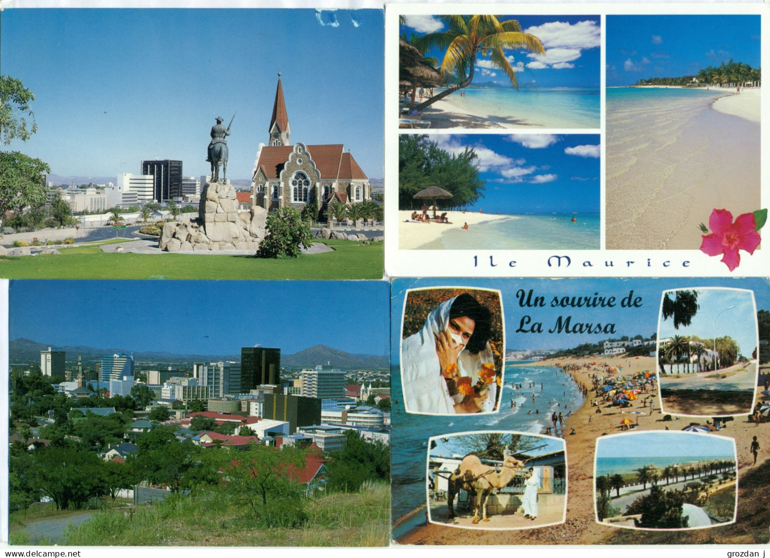 Lot No 28, 9 Modern Postcards, Namibia, Mauritius, Tunis, Morocco, FREE REGISTERED SHIPPING - Collections & Lots