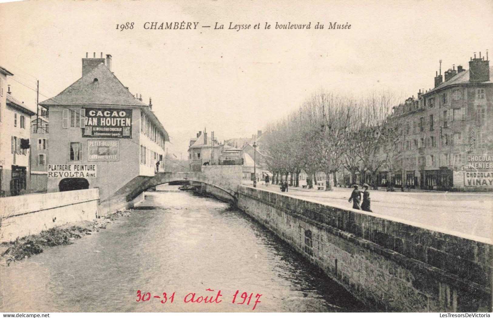 FRANCE - CHAMBERY - La Leysse Et Le Boulevard Du Musée - Carte Postale Ancienne - Chambery
