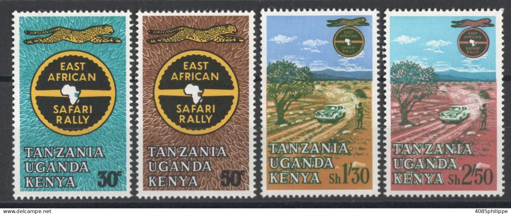 EST-AFRICAIN Timbres-Poste N°133** à 136** Neufs Sans Charnières TB Cote : 2.25€ - Kenya, Ouganda & Tanzanie