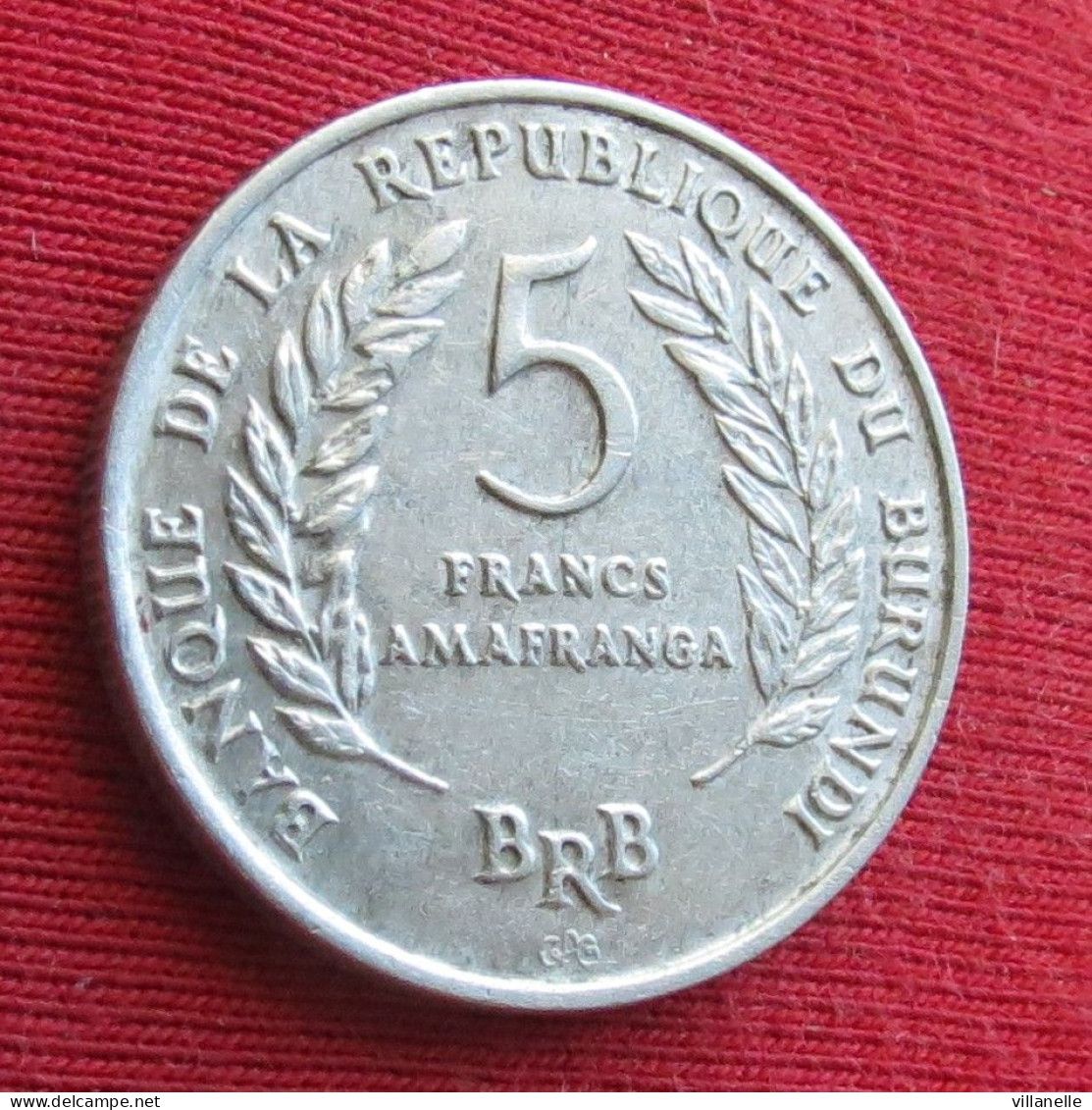 Burundi 5 Francs 1968 W ºº - Burundi