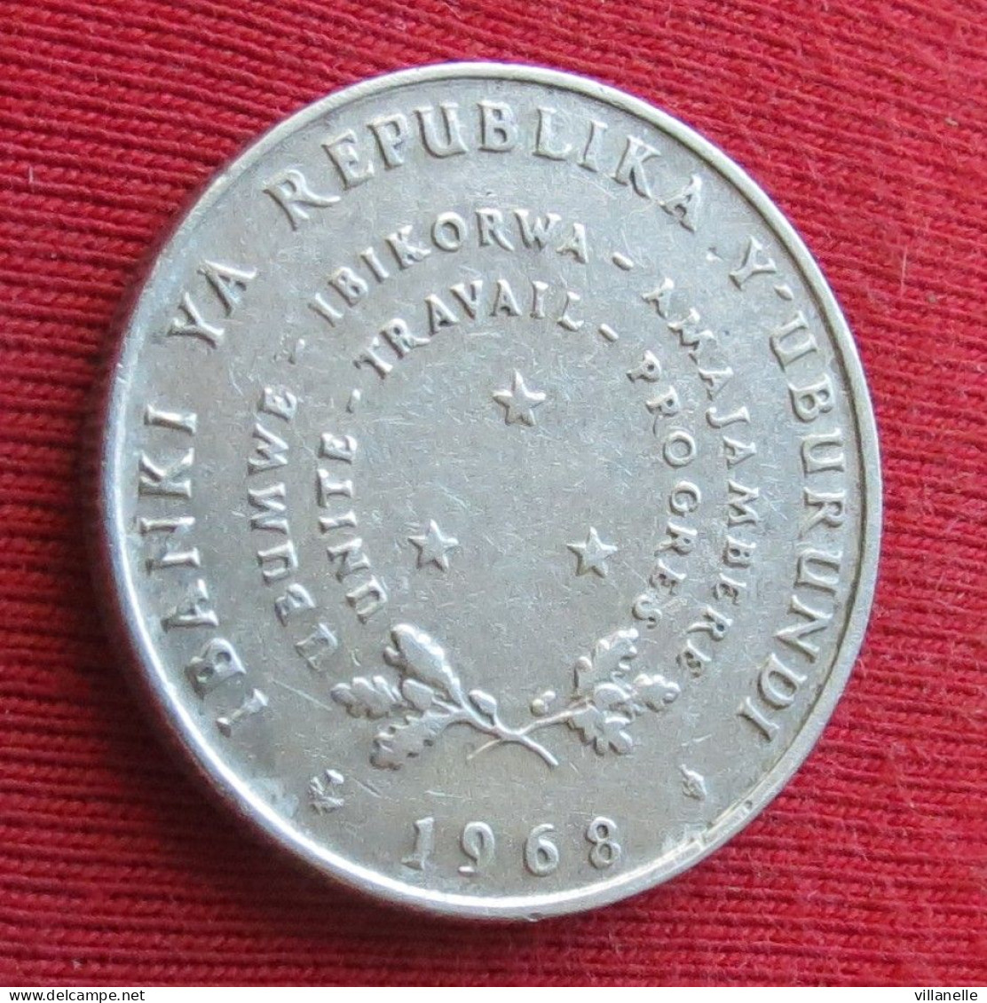 Burundi 5 Francs 1968 W ºº - Burundi