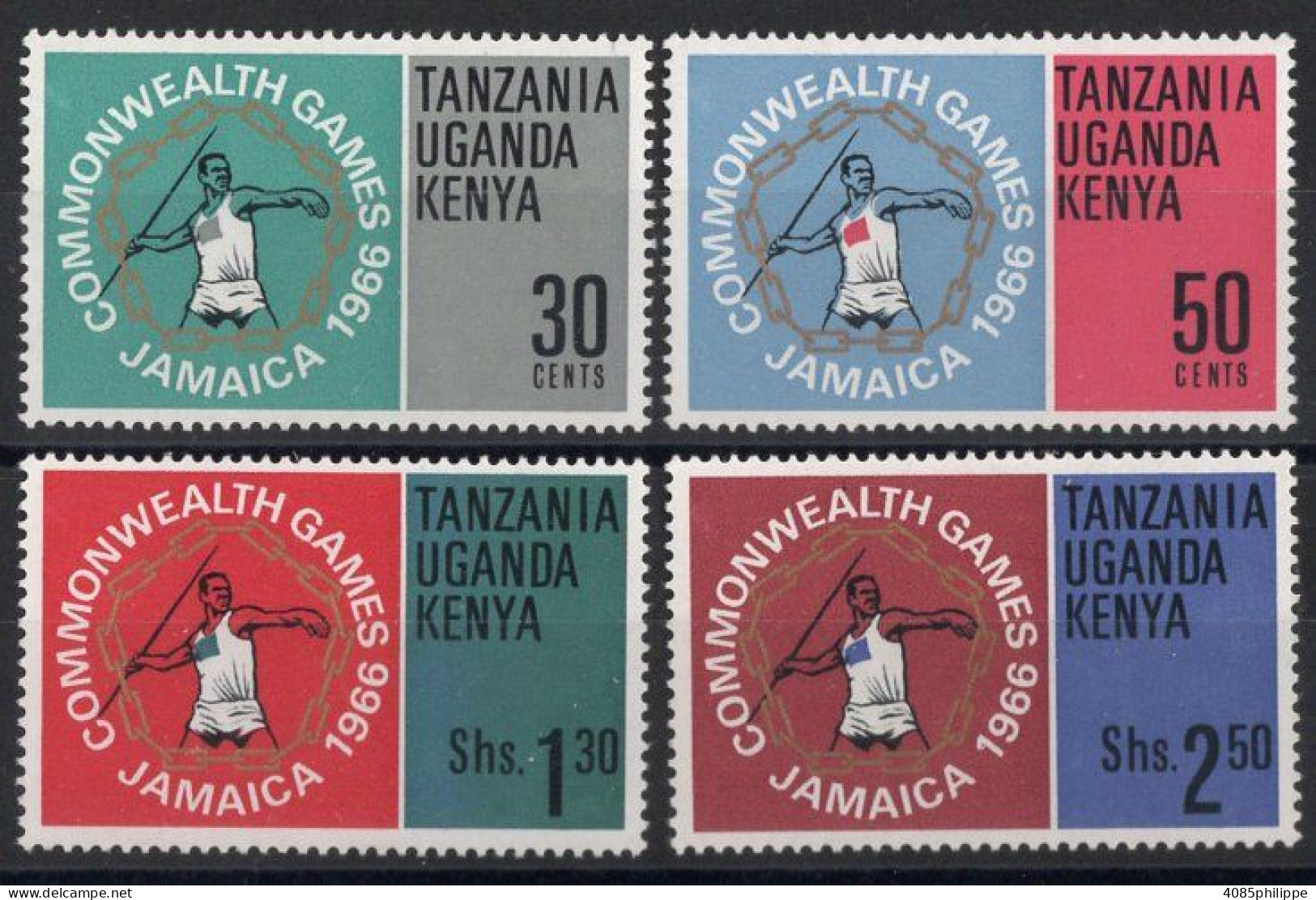 EST-AFRICAIN Timbres-Poste N°149** à 152** Neufs Sans Charnières TB Cote : 2.00€ - Kenya, Uganda & Tanzania