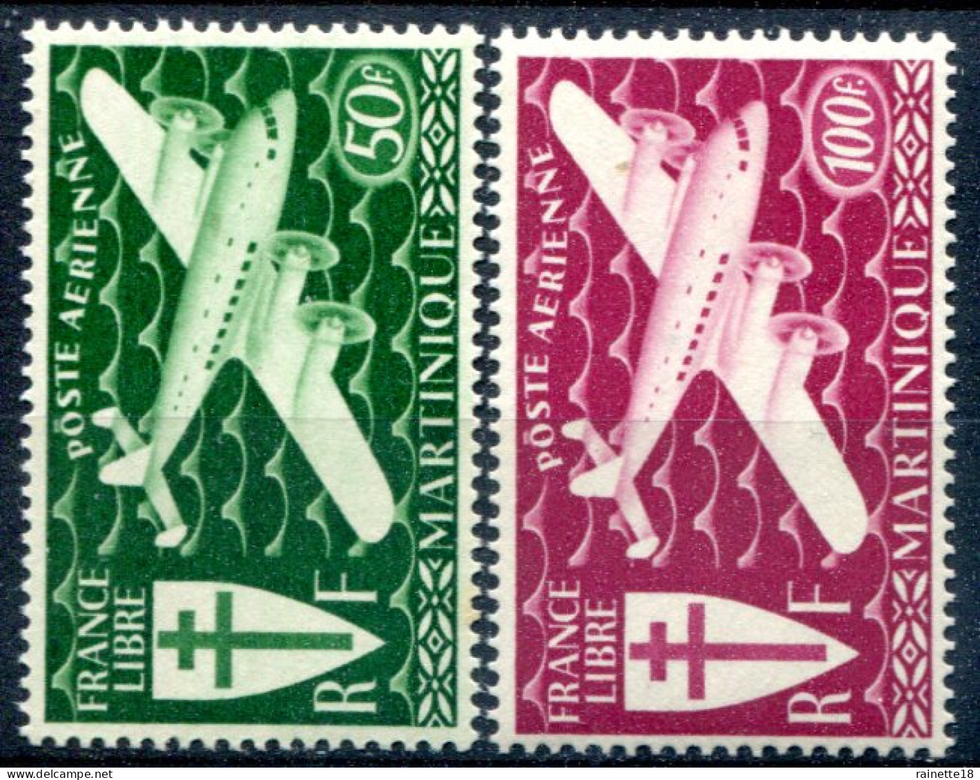 Martinique      PA  4/5  Oblitérés - Airmail