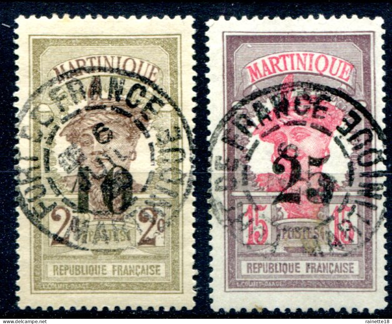 Martinique     84/85 Oblitérés - Usati