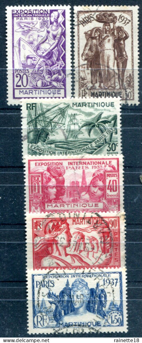 Martinique         161/166 Oblitérés - Oblitérés