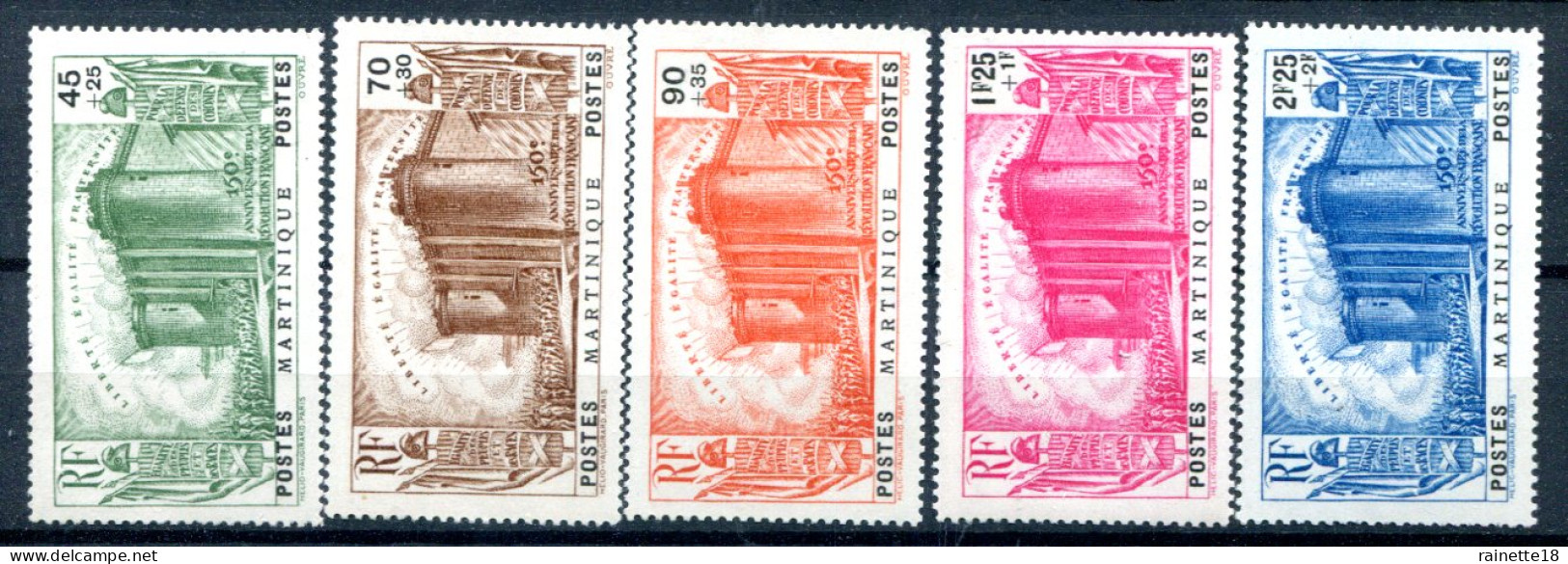 Martinique           170/174  * - Unused Stamps